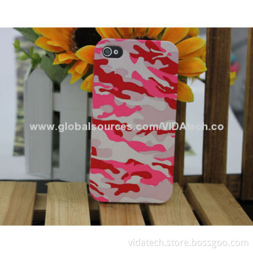 Camouflage Rubber Oil Print/Water-transfer Printed PC Case for iPhone 6/6S, Manufacturer